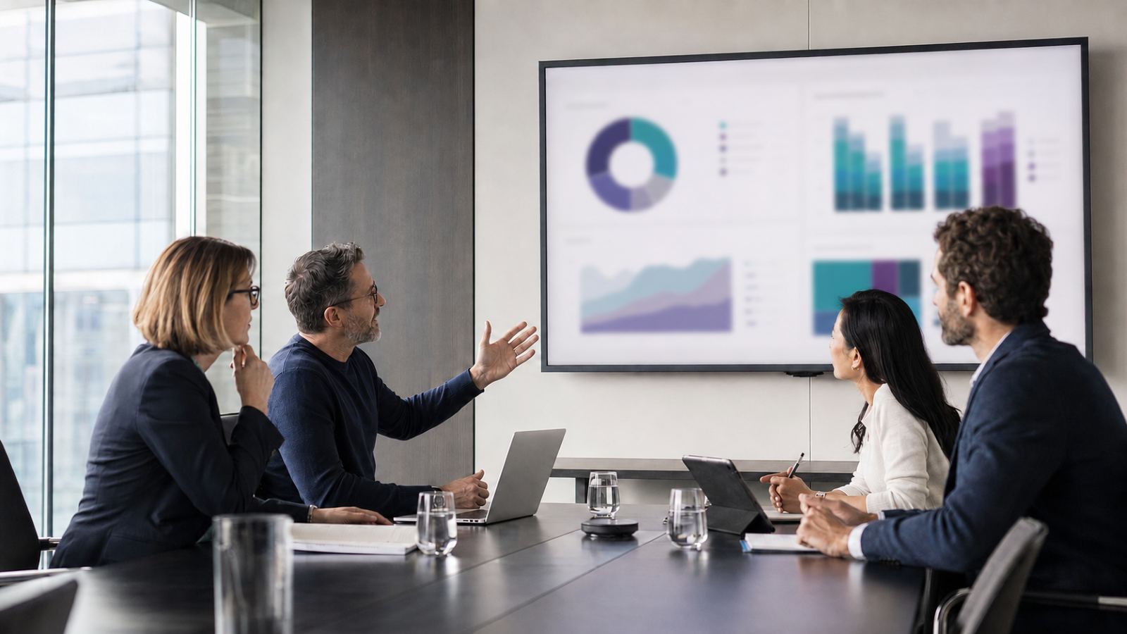 Équipes Finance et IT analysant la répartition des coûts cloud lors d’une réunion.